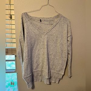 Deep v neck sweater